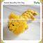 Factory Supply Environmental Quality Approved Cute Pet Dog Braided Twisted Cotton Rope Chew Double Knots Toy