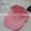 Hot Sales Pink Cotton Embroidery Fashion Sport Women Hat