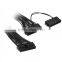 Dual 24 Pin Female To Male Adapter ATX Cable 15cm Black