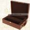 Ou shigu wholesale custom 2 bottles of red wine box, leather brown beautiful gift box