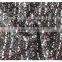 Fabric textile soft muliti color wool fabric , colored dots homespun fabric for winter Scarf