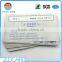Convenience Disposable Parking Ticket Paper Card