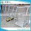 Aluminum removable stage crowd control door barricade for sale