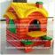 ottoman custom cardboard pet house/pet supply house catalogue/detachable hamburger pet house