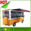 Bright mobile food caravan, mobile food car, mobile field kitchen