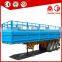 Semi trailer type and steel material 3 axle fencing animal transport semi trailer for sale