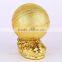 Custom resin shinny golden basketball trophy