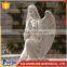 Carving stone garden musical angel statues for sale NTMS-R072Y