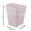 Arc-shape Metal Punched Decorative Trash Can For Home/Office