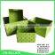 Sets 4 pp fiber strap woven storage basket for sundries