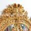 Decorative usage polyresin wall hanging mirror FA-423P-01