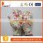 13 Guage Flower Design Seamless Gloves Garden Gloves With PVC Dots On One Sides