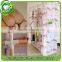 Modern Style Folding Fabric Solid Varnished Wood Wardrobes