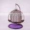 Outdoor furniture double seats rattan double egg hanging chair