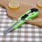 Factory Direct Sale18MM Snap-off Blade Cutter With Auto Lock PP Handle 430 SS Blade Cutter Knife