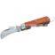 wooden handle electrician's knife