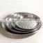 10" decoration custom serving tray fashion stainless steel plate fruit plate