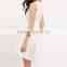 Bandage Party Dress Princess Women White Skater Elegant Asymmetric Hem Flare Dress Summer Dresses
