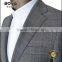 Light grey grid blazer for men business casual suits men with ordinary style