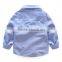 2017 new design casual shirts oxford long sleeve blouses for 2-8 years old boy