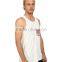 Mens custom bodybuilding stringer vest with pocket