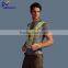 Wholesale safety simple style red mesh reflective tool led safety vest