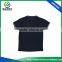 Simple Design 3 Buttoms Black Color Kids Cotton T-shirts With Left Pocket