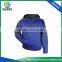 Top Quality Polyester / Cotton Blue With Dark Gray Running Hoodie