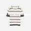 clothes for women printed striped white and black Short Sleeve