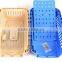 Plastic anti-skip pet transport case carrier with strong PP ABS