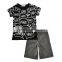 Wholesale 2 Pieces Little Girl Cotton T-shirt and Loose Pants Clothing Set