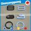 Underwear accessories nylon coated metal ring and slider Oeko test standard