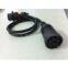 Heav duty car cable ,J1939 9pin cable,DEUTSCH 9 PIN MALE TO 9 PIN j1939 Y CaBLE