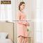 2017 Best Qianxiu Autumn High Quality Women Lady Open Style Cotton Romantic Sexy Nightgown