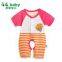 Summer Stripped Short Sleeve newborn baby girl clothing girls romper Infant Baby Jumpsuit & Baby Summer Clothing