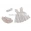 2016 new design baby swing top set,small golden dots cool childrens clothing M5122306