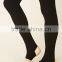 Elastic Waist Dance Black Moisture-Wicking Material Anchored Pants