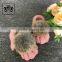 New Arrival Winter Buy Booties Handmade Shoe Baby Toddler Shoes With Rabbit Fur Ball
