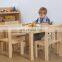 Hot sell preschool furniture wooden children table kindergarten table chair