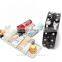 Promotional Cheap Black Fashion Dots Pattern Travel PVC Cosmetic Bag
