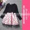 2017 New Autumn Child Sweet Princess Tutu Dress Girl Bow Long Sleeve Skirt