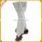 2015 hot sale design knit scarf with fur pom poms wholesale knit scarf