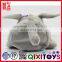 Fancy grey cute soft rabbit pencil bag ,animal shape mini toys pencil case