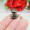 8mm Pacifier nail Gold Solid Brass Pull Stud Nipple Head Monk Head Screw