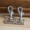 Wholesale metal swivel clasp hooks metal D ring hooks for bag handles