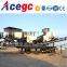 Aggregate mobile crushing screening station plant for soft / hard stone