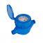 Blue Rotor Dry Plastic Body Water Meter Horizontal Woltmann Water Meter