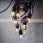 PVC E12 E14 led outdoor waterproof ssnowflake christmas lights string