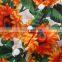 Wholesale Fashion Children Clothes Boutique Outfits Sunflower Ruffle Baby Girls Cotton Set
