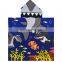 Baby Toddler Boys Bath Pool Swim Poncho Cover-ups Cape Extra Large 24''x48'' Ultra Breathable Soft For All Seasons Shark Theme